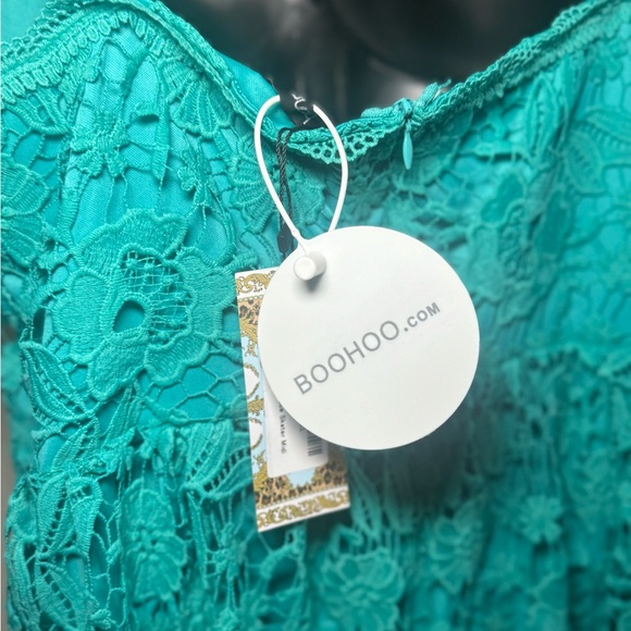 Boohoo Crochet Spaghetti Strap Dress Size 14 - Picture 6 of 6